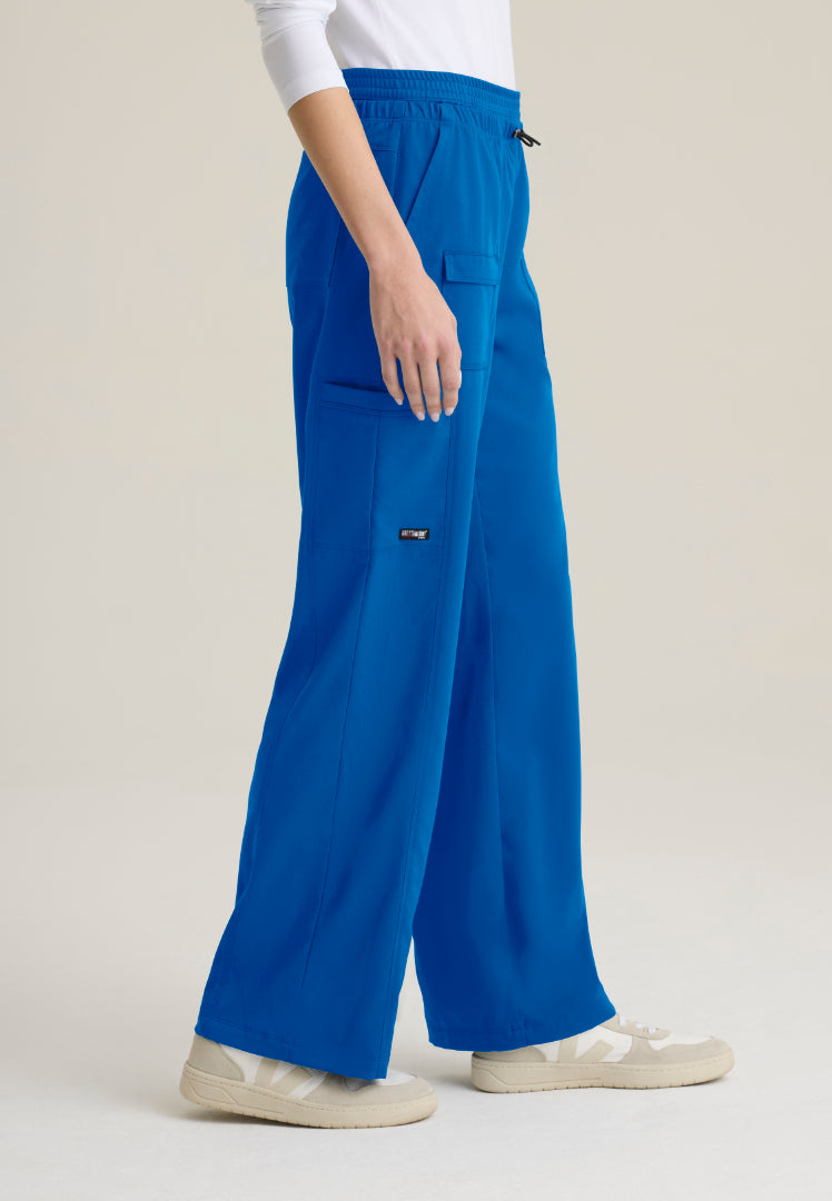 Nina 7-Pocket Wide Leg Pant - New Royal