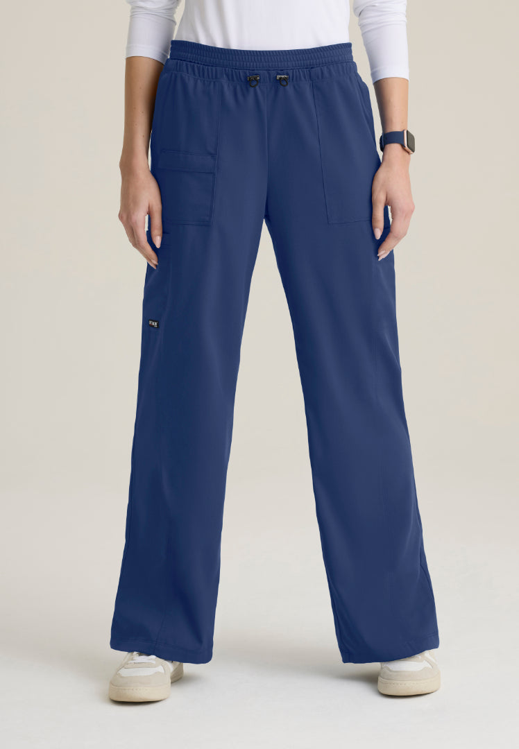Nina 7-Pocket Wide Leg Pant - Indigo
