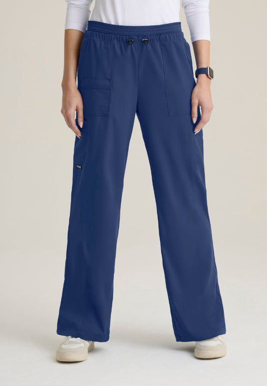 Nina 7-Pocket Wide Leg Pant - Indigo