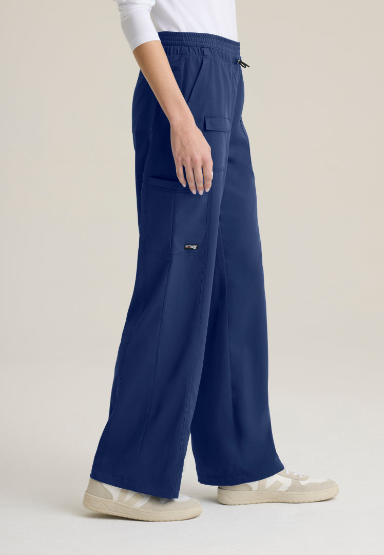 Nina 7-Pocket Wide Leg Pant - Indigo