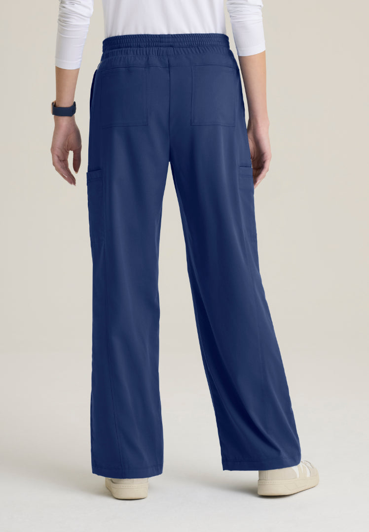 Nina 7-Pocket Wide Leg Pant - Indigo