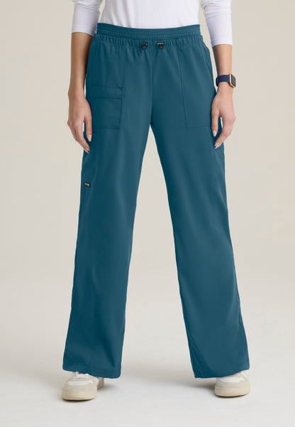 Nina 7-Pocket Wide Leg Pant - Bahama