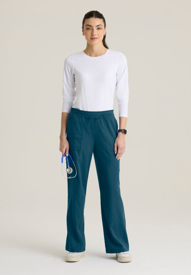 Nina 7-Pocket Wide Leg Pant - Bahama