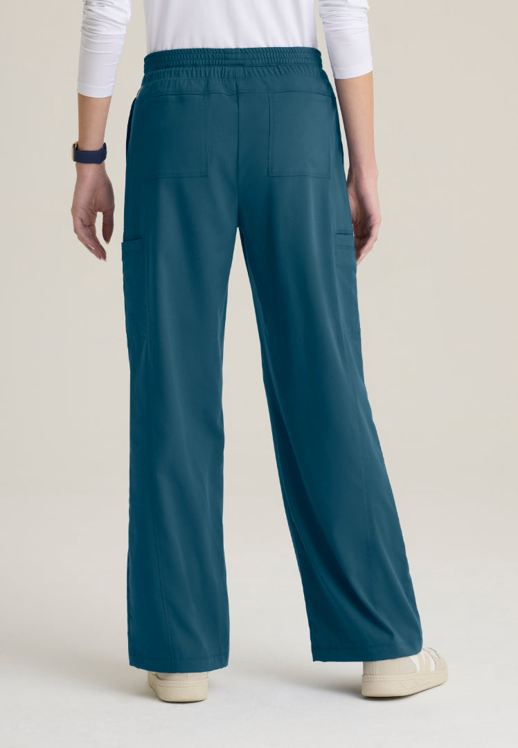 Nina 7-Pocket Wide Leg Pant - Bahama