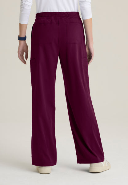 Nina 7-Pocket Wide Leg Pant - Wine