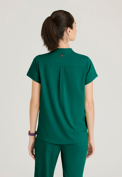 Avery 2-Pocket Scrub Top - Hunter