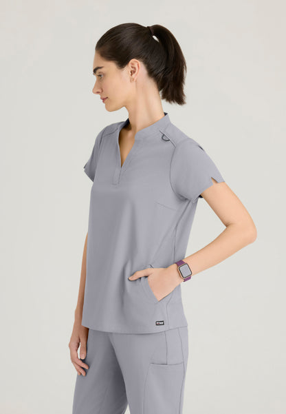 Blusa médica de dos bolsillos Avery - Moonstruck