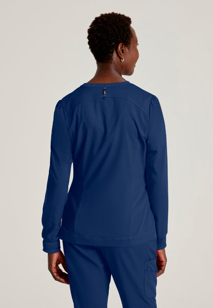 Millie 3-Pocket Scrub Jacket - Indigo