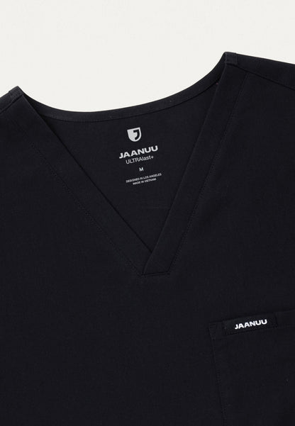 Holmes Everyday 1-Pocket Scrub Top - Black