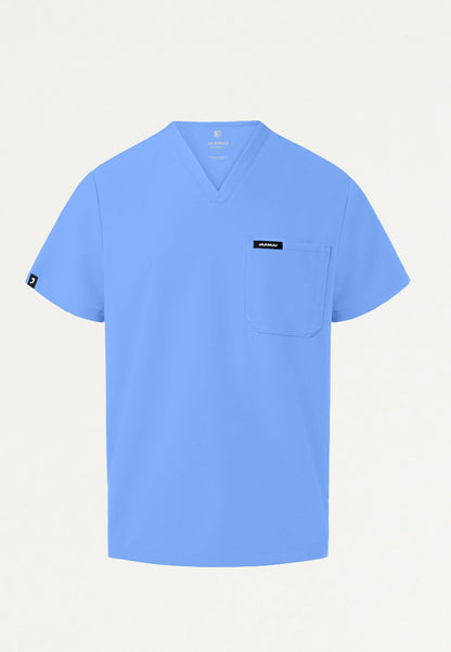 Holmes Everyday 1-Pocket Scrub Top - Ciel Blue