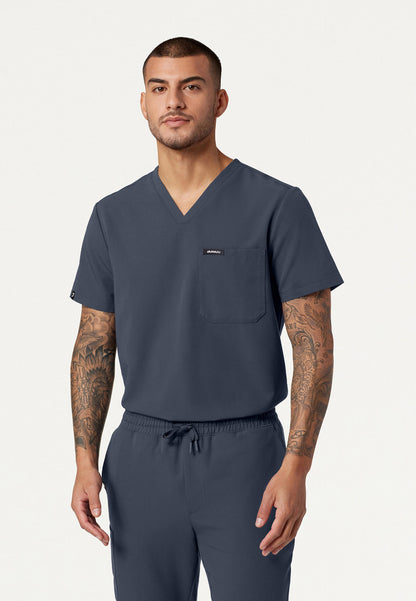 Holmes Everyday 1-Pocket Scrub Top - Carbon Gray