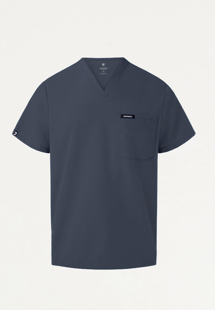 Holmes Everyday 1-Pocket Scrub Top - Carbon Gray
