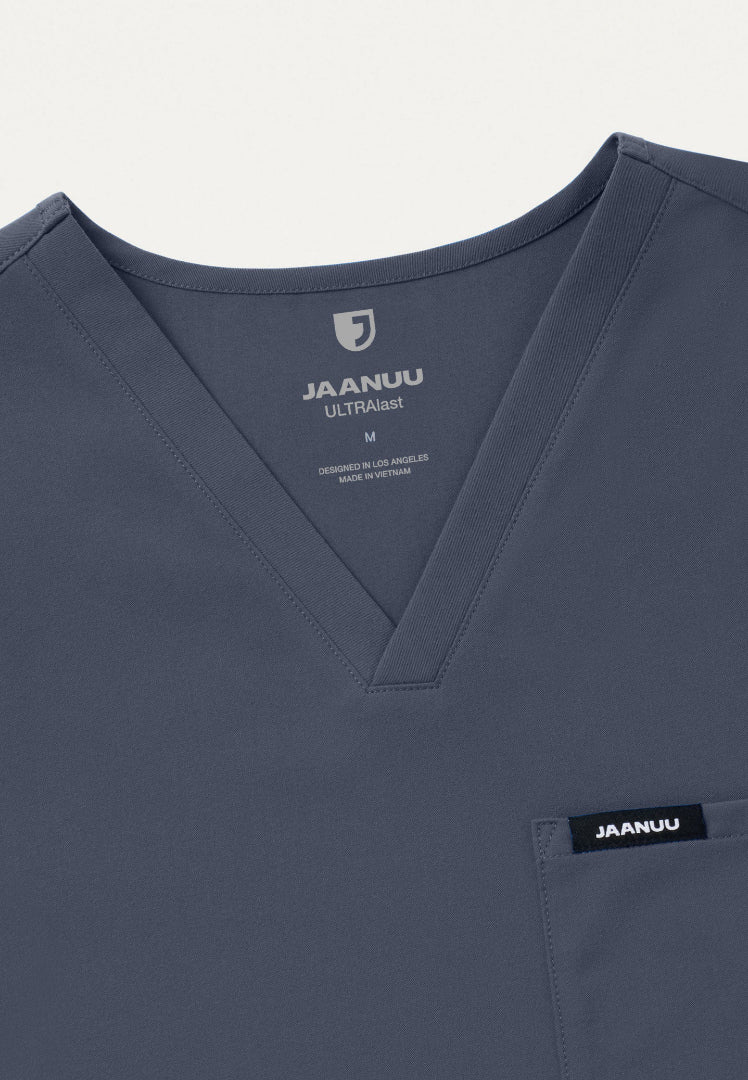 Holmes Everyday 1-Pocket Scrub Top - Carbon Gray