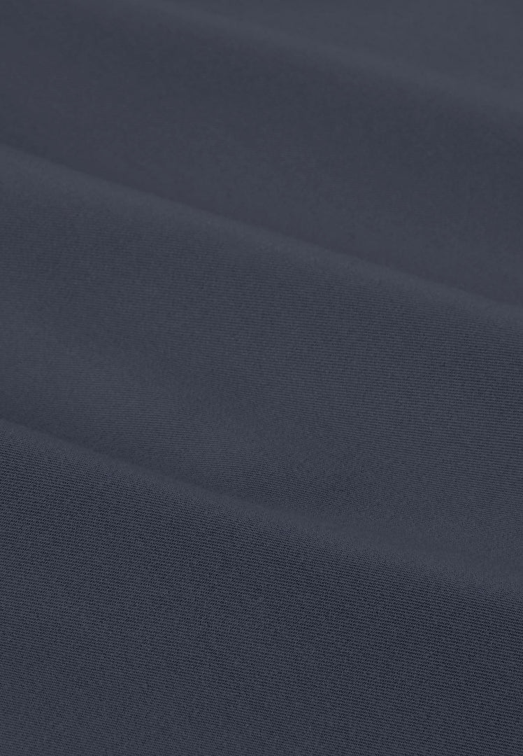 Savi Tuck-In Stand-Collar Scrub Top - Carbon Gray