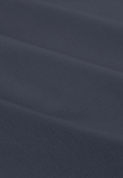 Savi Tuck-In Stand-Collar Scrub Top - Carbon Gray