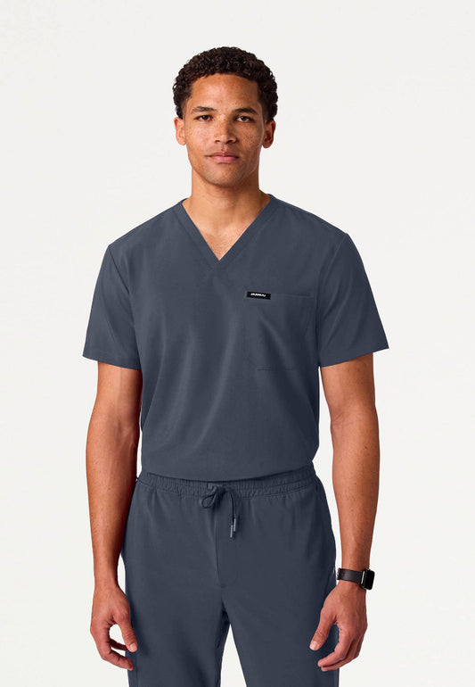 Blusa médica Holmes UltraLITE™ de un bolsillo - Gris carbón