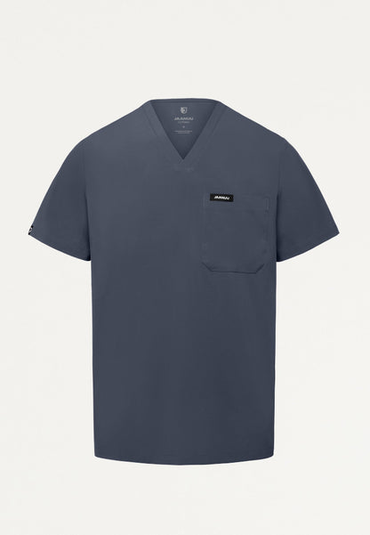 Holmes UltraLITE™ 1-Pocket Scrub Top - Carbon Gray