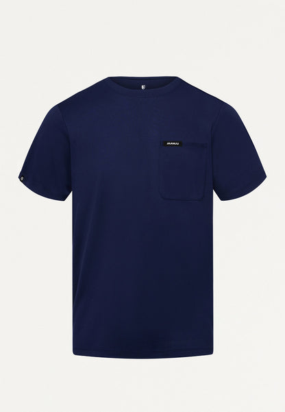 Finn Crewneck UltraSOFT Scrub Top - Midnight Navy