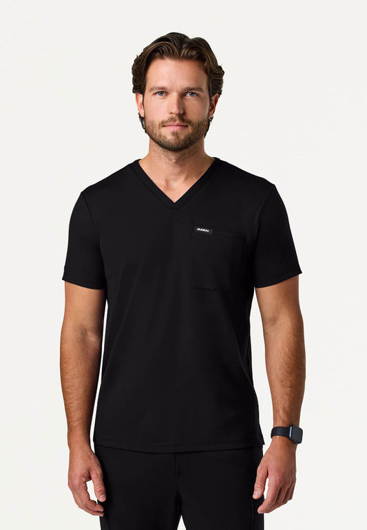 Blusa médica Asher Slim UltraSOFT - Negra