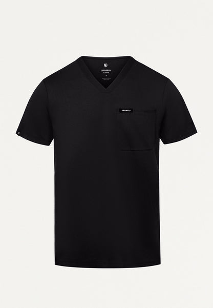 Asher Slim UltraSOFT Scrub Top - Black