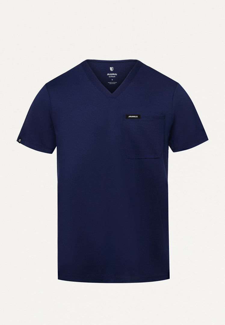 Asher Slim UltraSOFT Scrub Top - Midnight Navy