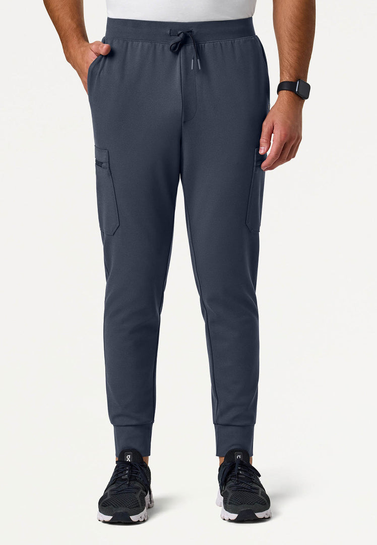 Ollie Slim UltraSOFT Cargo Scrub Jogger - Carbon Gray