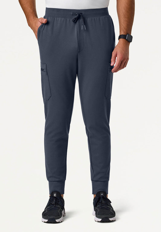 Ollie Slim UltraSOFT Cargo Scrub Jogger - Carbon Gray