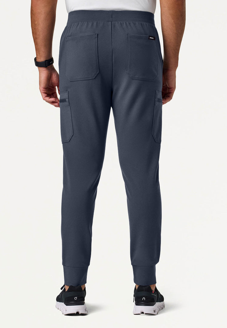 Ollie Slim UltraSOFT Cargo Scrub Jogger - Carbon Gray