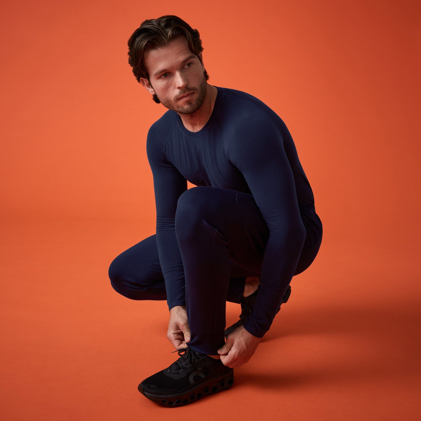 Ollie Slim UltraSOFT Cargo Scrub Jogger - Midnight Navy