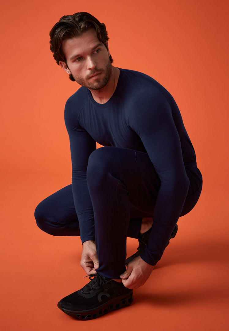 Pantalon de jogging cargo Ollie Slim UltraSOFT - Bleu marine