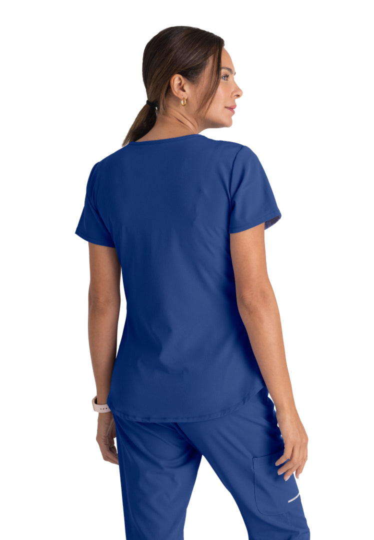 Sketchers™ "Breeze" V-Neck Scrub Top - Galaxy