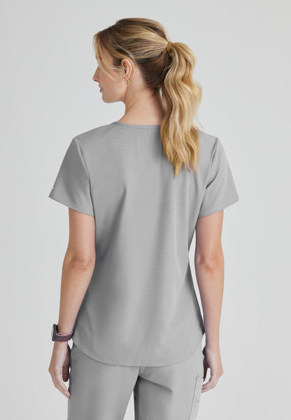 Blusa médica con cuello en V Breeze - Moonstruck