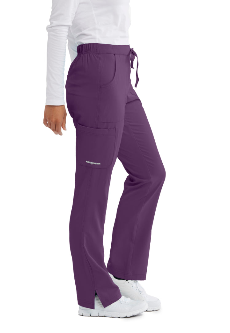 Sketchers™ "Reliance" 3-Pocket Flat-Front Pant - Eggplant