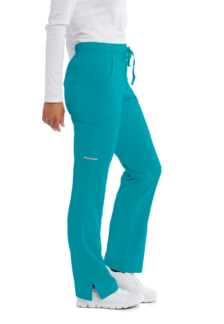 Sketchers™ "Reliance" 3-Pocket Flat-Front Pant - Teal