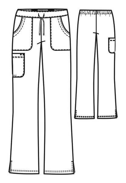 Pantalon Reliance à 3 poches et coupe droite - Blanc