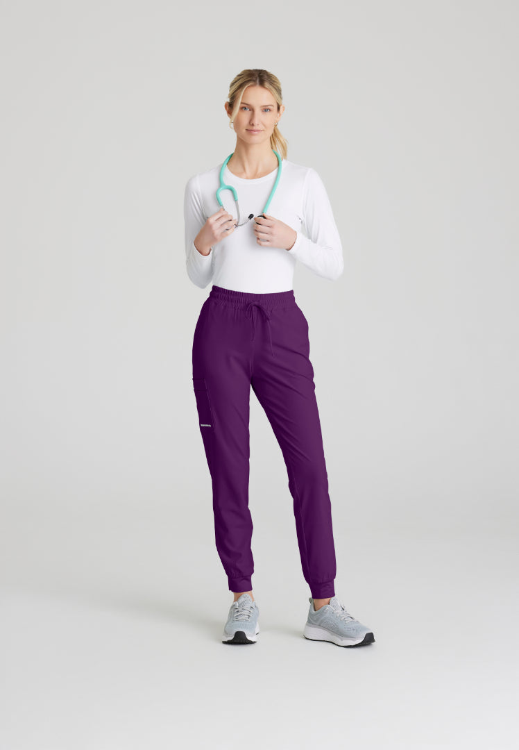 Sketchers™ "Theory" 4-Pocket Mid-Rise Jogger - New Grape