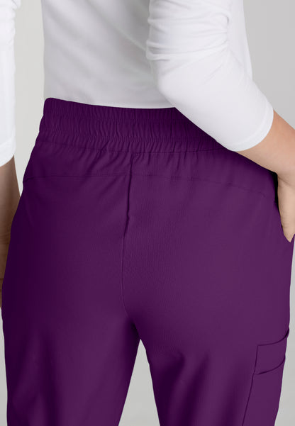 Jogger Theory de tiro medio con 4 bolsillos - New Grape