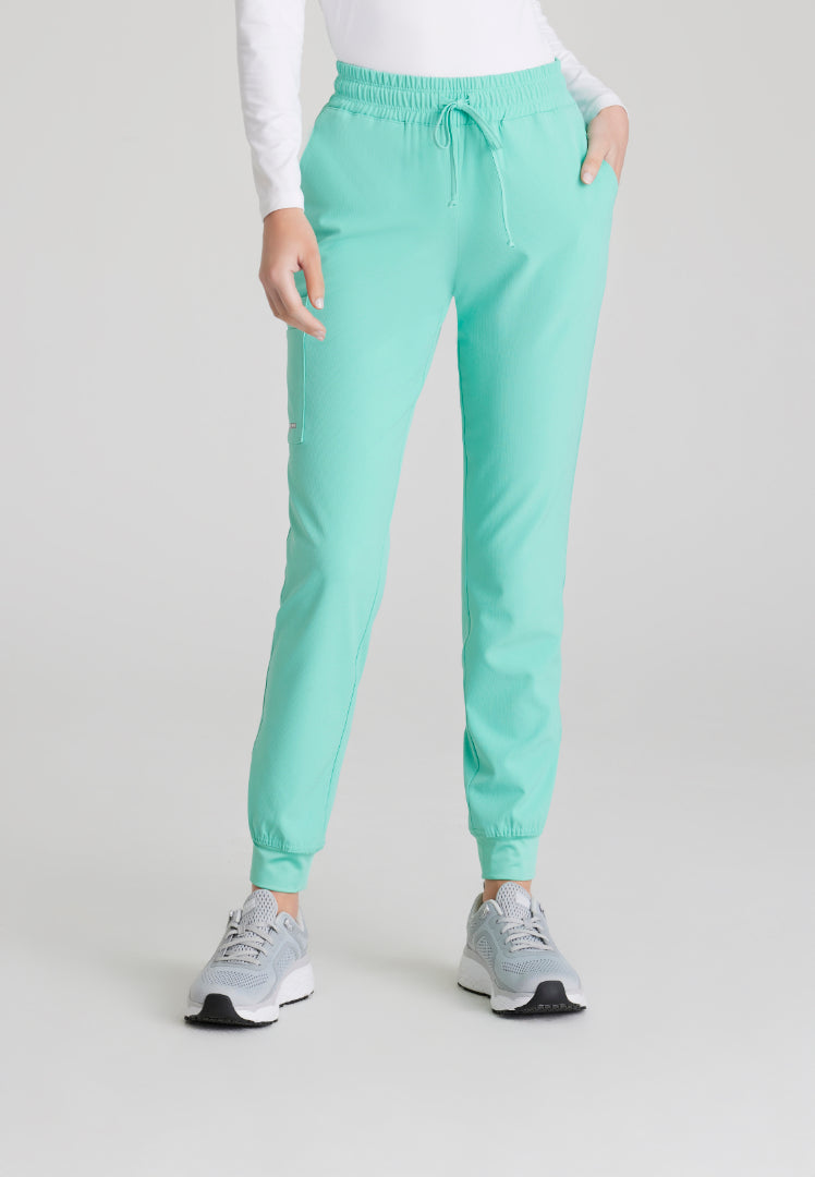 Sketchers™ "Theory" 4-Pocket Mid-Rise Jogger - Light Jade