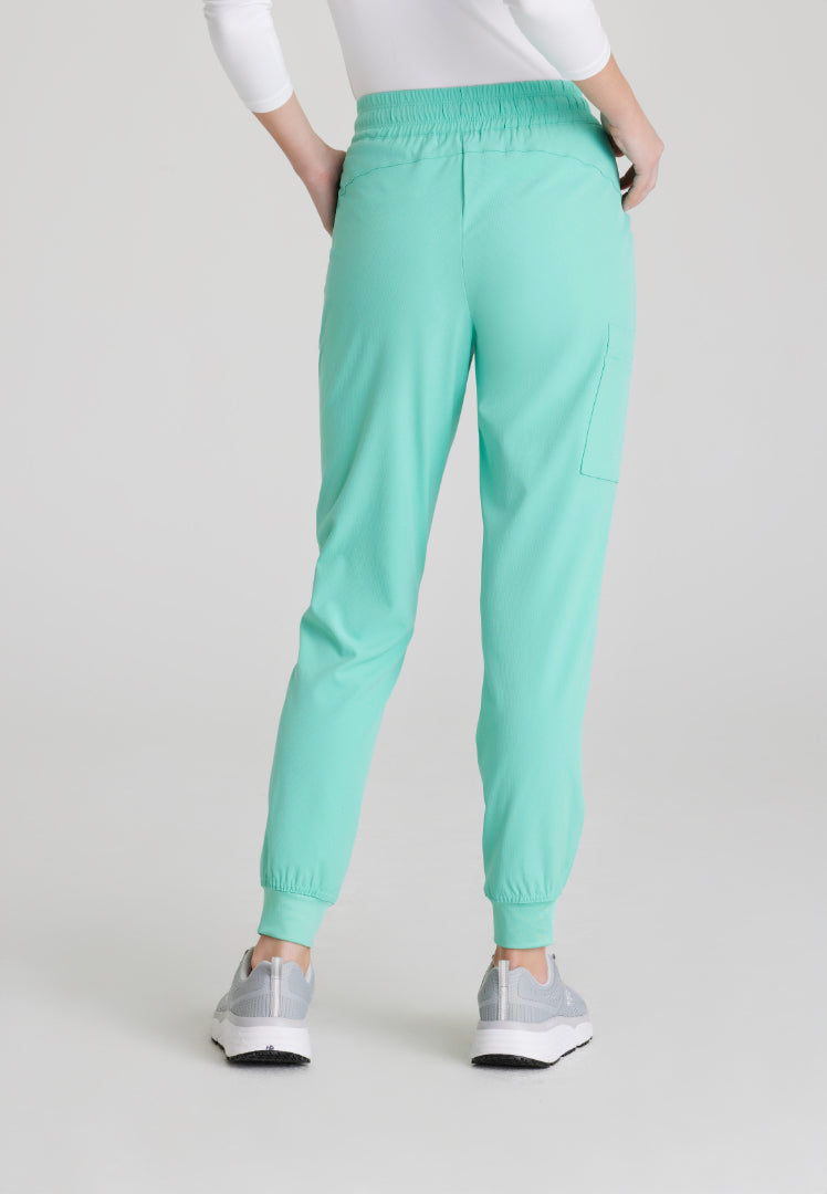 Sketchers™ "Theory" 4-Pocket Mid-Rise Jogger - Light Jade