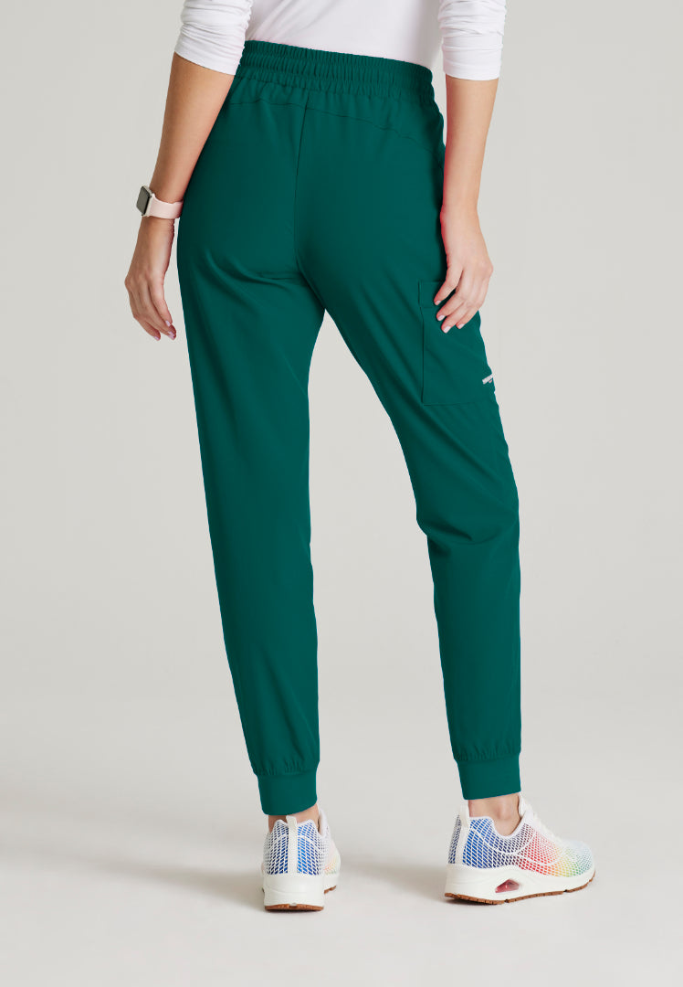 Sketchers™ "Theory" 4-Pocket Mid-Rise Jogger - Hunter Green