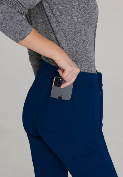 Glide 4-Pocket Flat-Front Pant - Navy