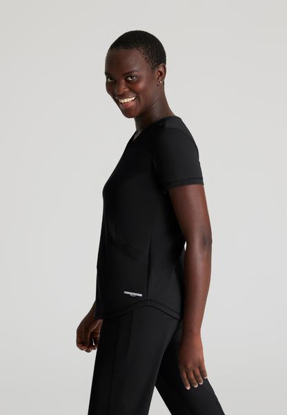 Haut à col en V 3 poches Skechers Slip-ins « Serene » - Noir