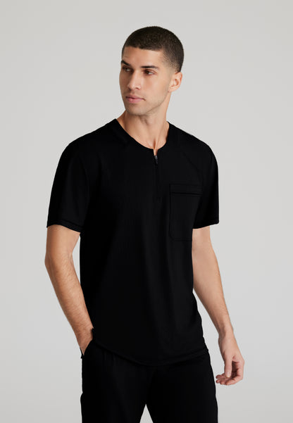 Top Flex de un bolsillo - Negro