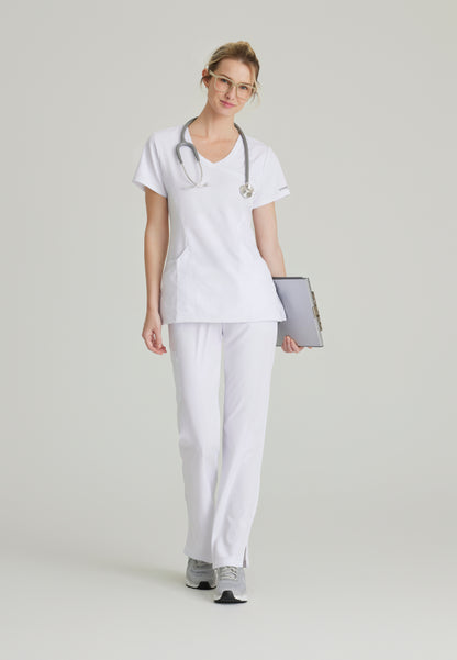 Haut d'uniforme médical 3 poches « Reliance » de Skechers - Blanc