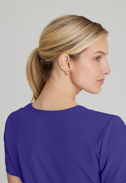 Blusa médica de 3 bolsillos Reliance - New Grape