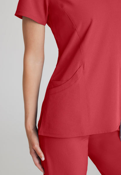 Haut d'uniforme médical 3 poches « Reliance » de Skechers - Rouge véritable