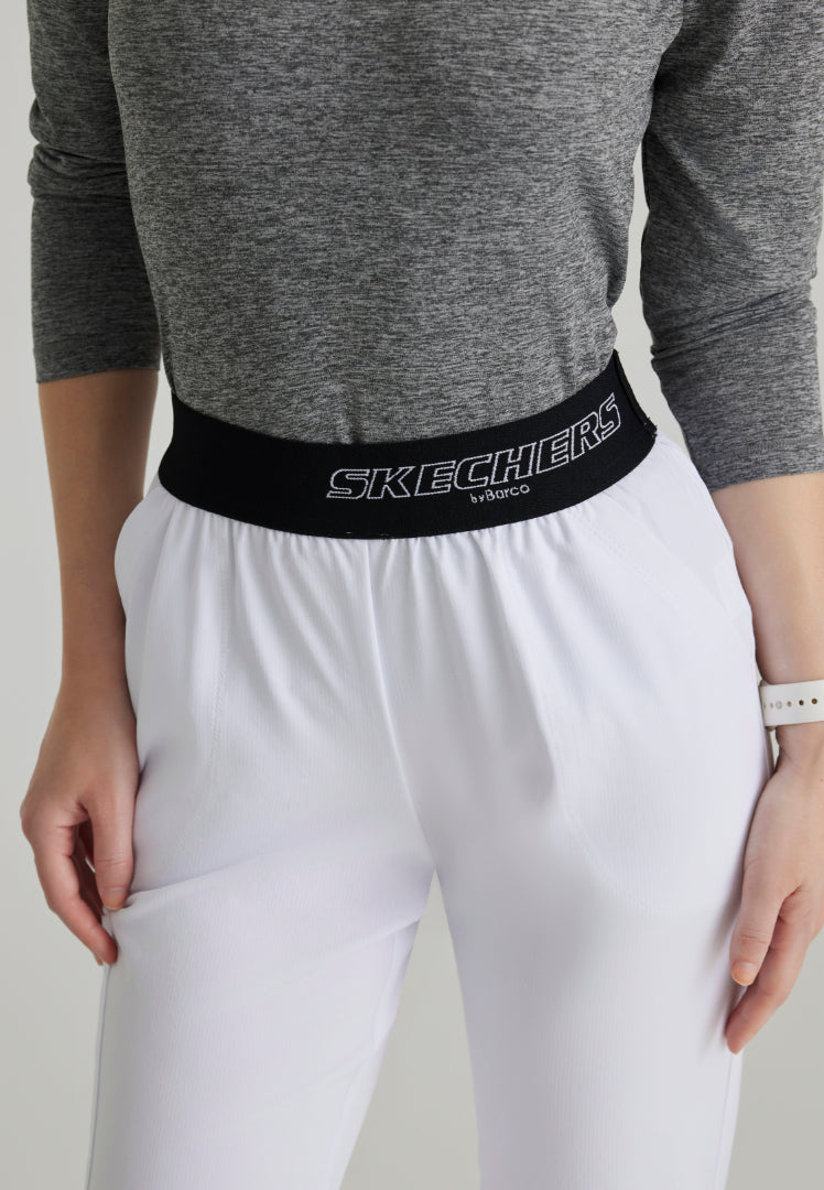 Pantalón médico Breeze de 3 bolsillos - Blanco