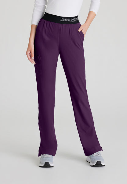 Pantalón médico Breeze de 3 bolsillos - Berenjena