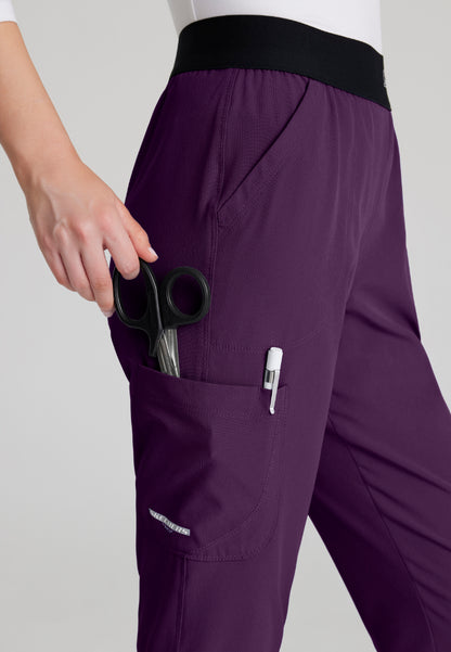 Pantalón médico Breeze de 3 bolsillos - Berenjena