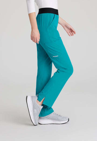 Pantalón médico Breeze de 3 bolsillos - Verde azulado